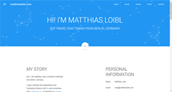 Desktop Screenshot of matthiasloibl.com